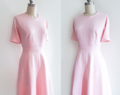 1950s Swing Royal Canada TourDuchess of Cambridge Kate Middleton blush pink dress