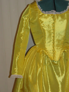 READY TO SHIP Peggy Schuyler Dress Hamilton Costume Hamilton Cosplay Dress Historical Colonial Dress