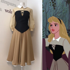 Princess Aurora Dress cosplay Costume