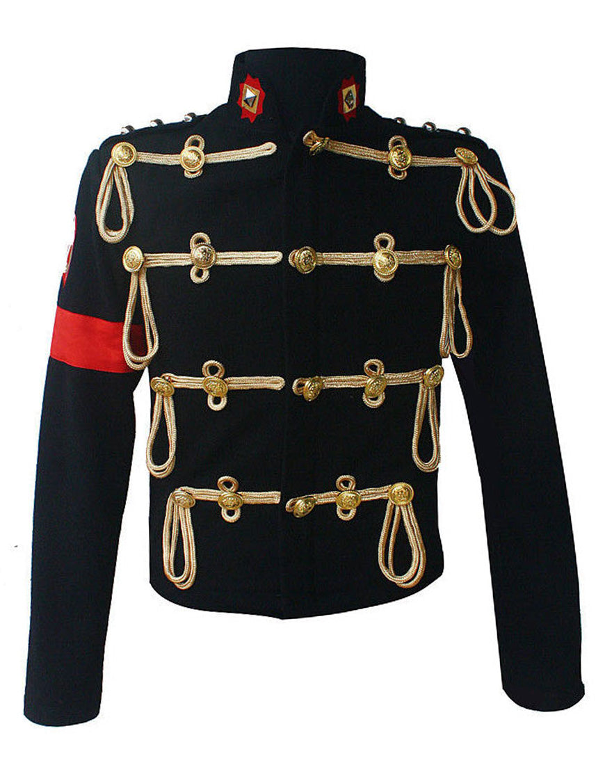 Michael Jackson CTE Military Costume Black Jacket for Man, Women, Kids –  MJcostume